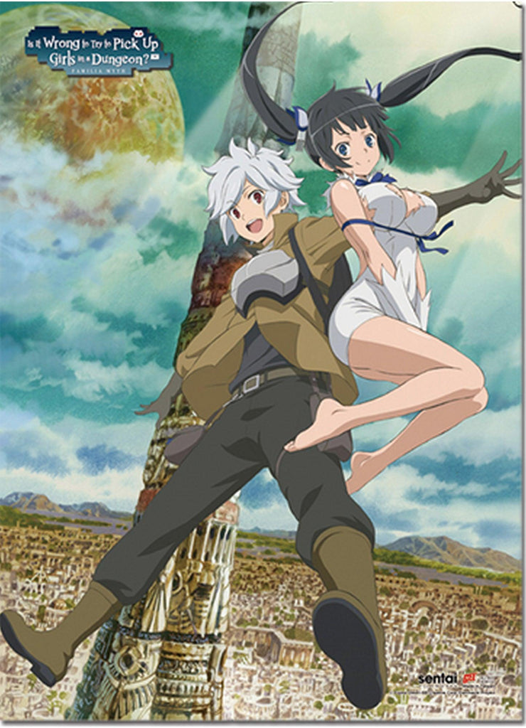 Is It Wrong To Try To Pick Up - Key Art Wall Scroll - Great Eastern Entertainment