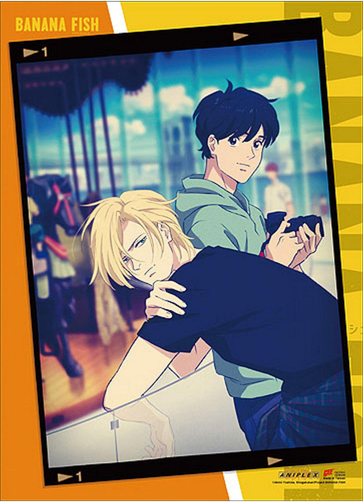 Banana Fish - Ash Lynx & Eiji Okumura Photo Frame Wall Scroll - Great Eastern Entertainment