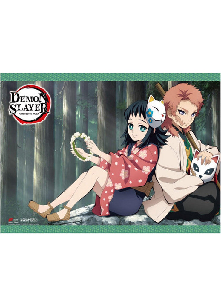 Demon Slayer - Sabito & Makomo Wall Scroll - Great Eastern Entertainment