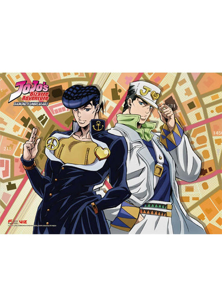 Jojo's Bizarre Adventure S3 - Key Art Josuke Higashikata & Jotaro