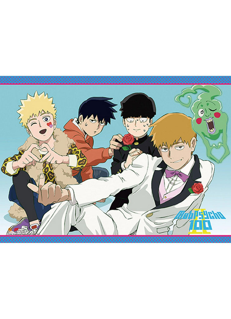 Mob Psycho 100 S2 - Group Valentine's Day Wall Scroll - Great Eastern Entertainment