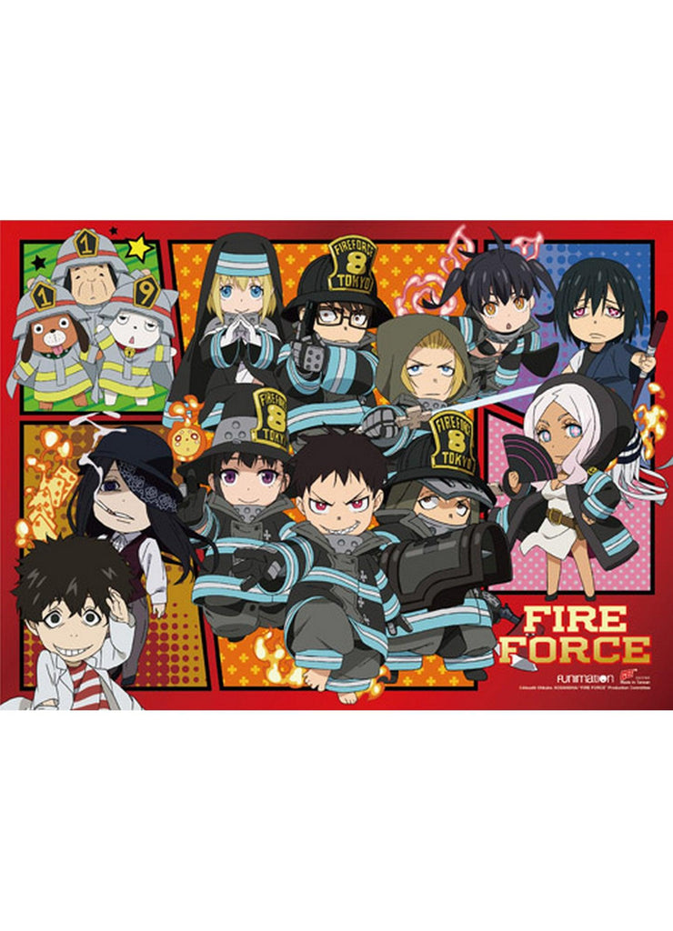 Fire Force - SD Character Art Wall Scroll - Great Eastern Entertainment