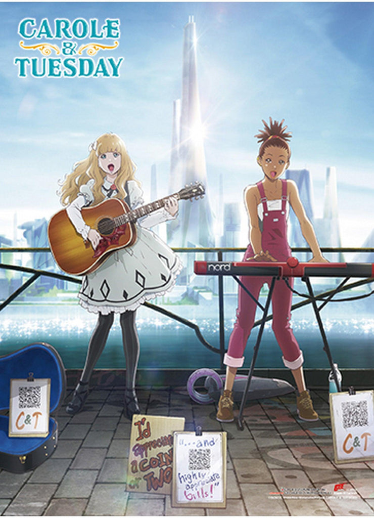 Carole & Tuesday - Key Art Wall Scroll - Great Eastern Entertainment