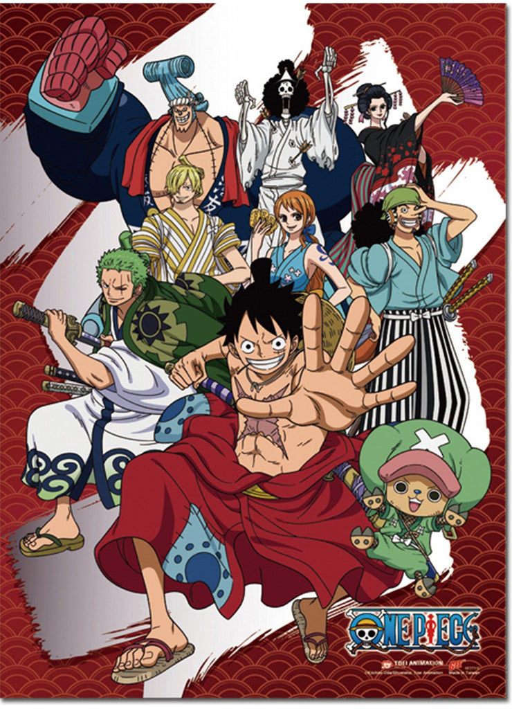 One Piece - Wano Country Arc Group 01 Wall Scroll - Great Eastern Entertainment
