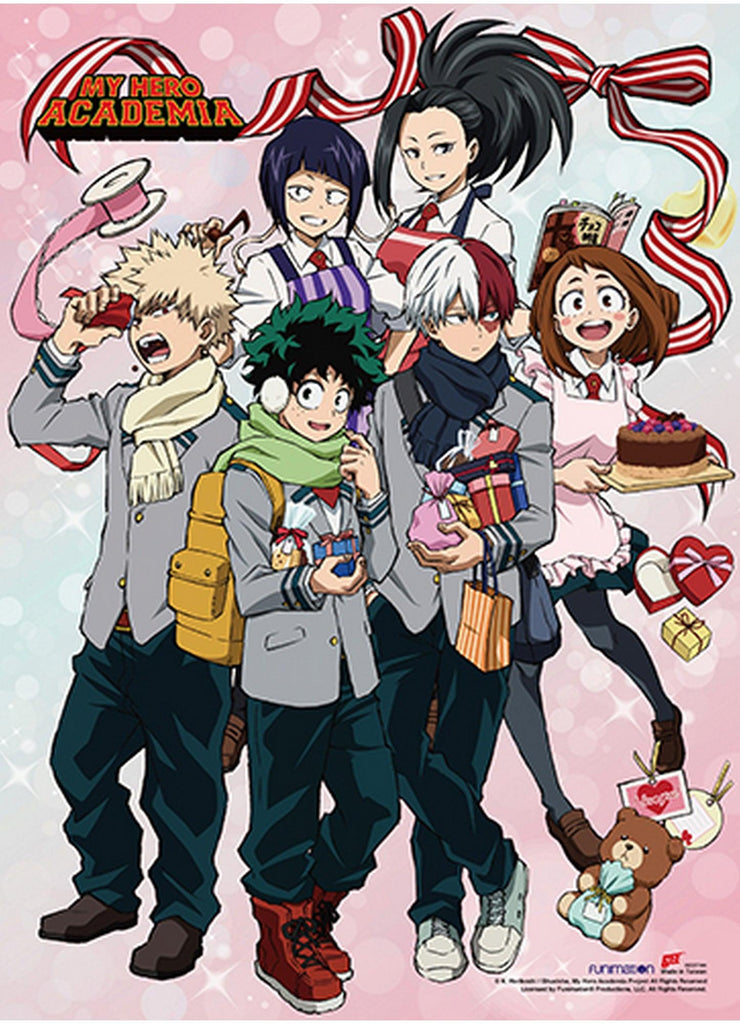 My Hero Academia S3 - Group Valentine's Day Wall Scroll - Great Eastern Entertainment