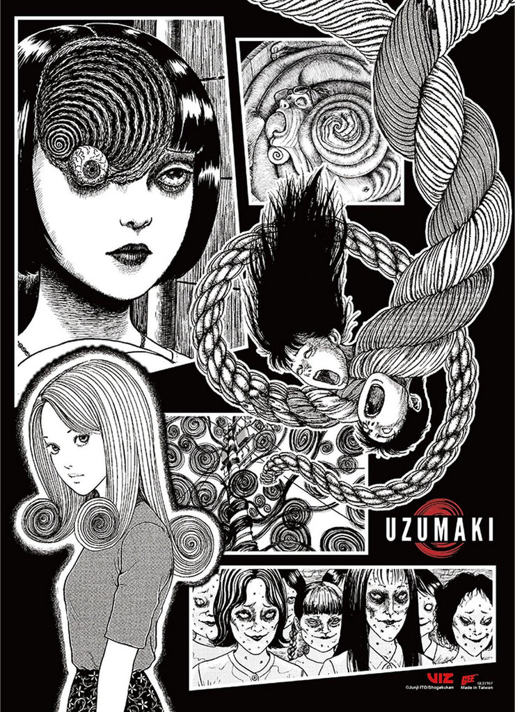 Junji Ito's Uzumaki- Comic Art Wall Scroll