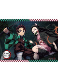 Demon Slayer - Tanjiro Kamado & Nezuko Kamado #A Wall Scroll