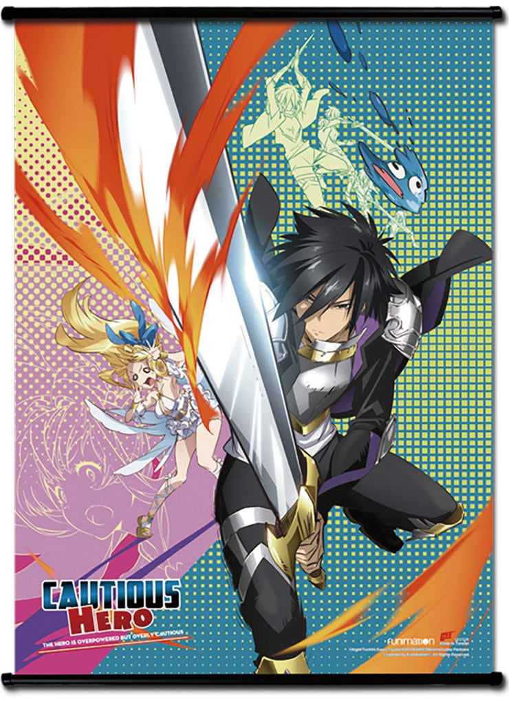 Cautious Hero- Teaser Art Wall Scroll