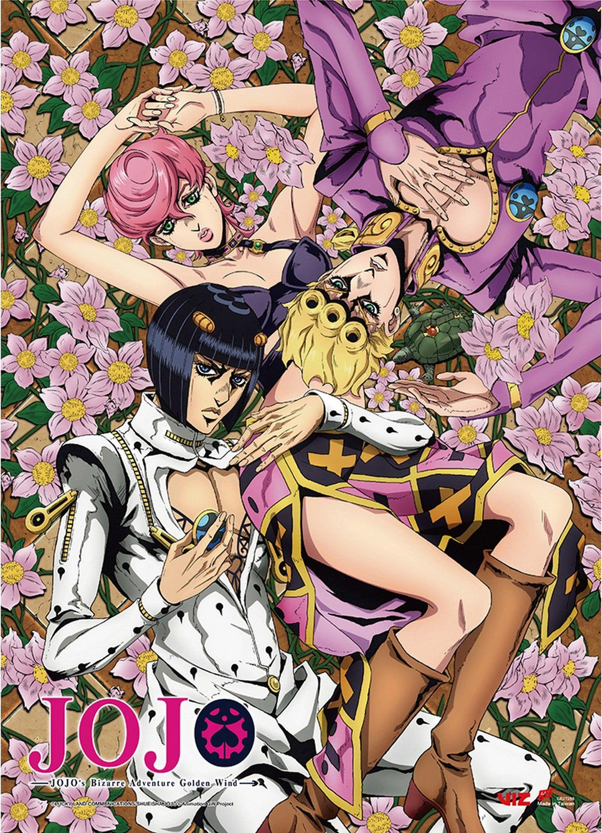 Jojo - S4 Group Flower Wall Scroll