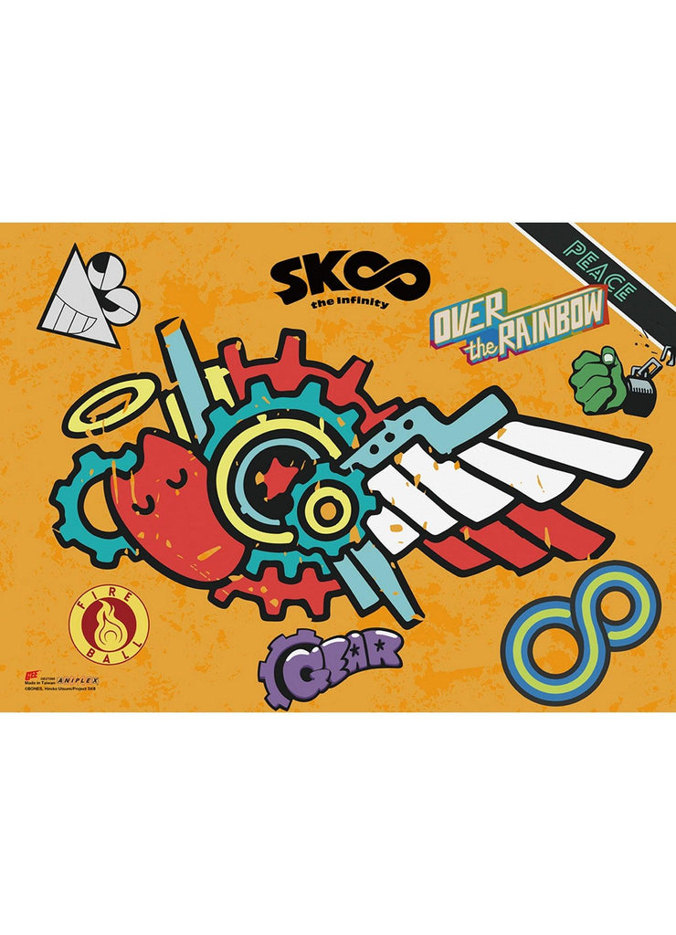 Sk8 The Infinity - Reki Skateboard Pattern Wall Scroll