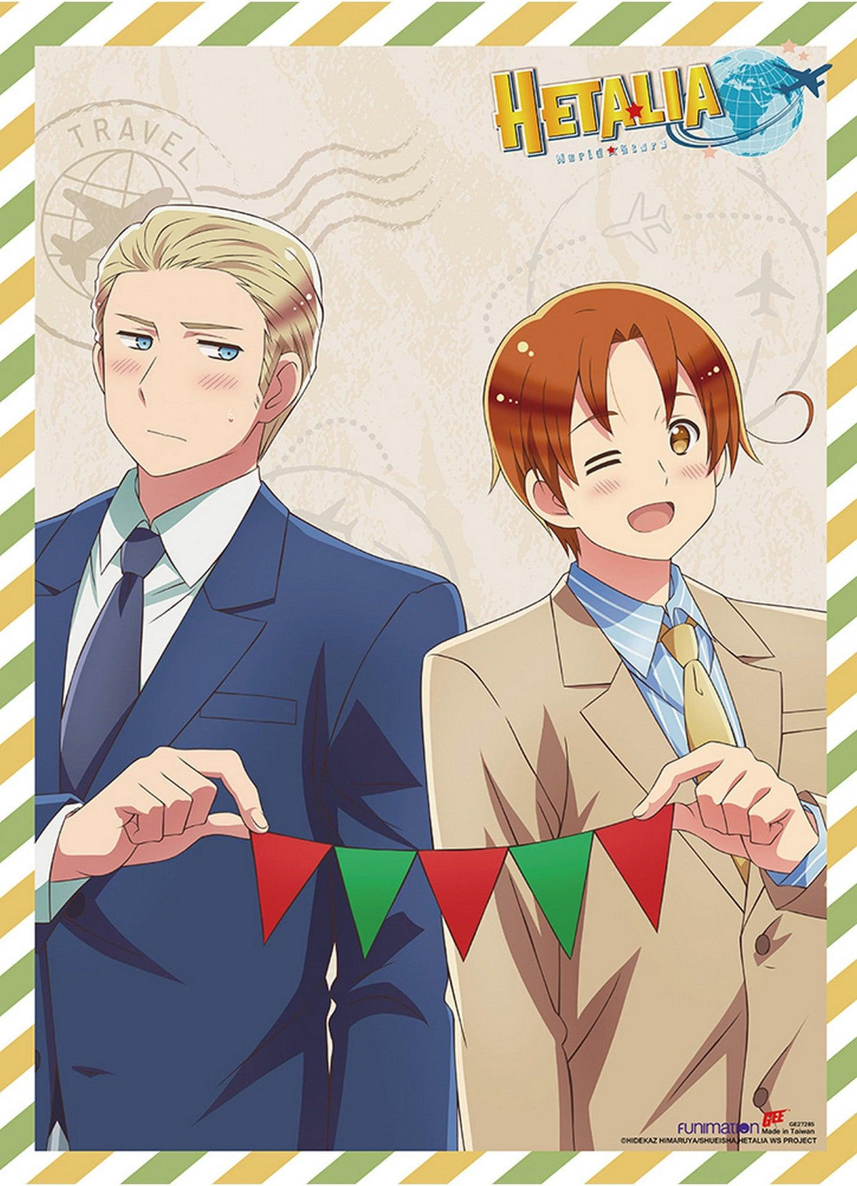 Hetalia Season 7 - Italy & Germany Group 01 Wall Scroll