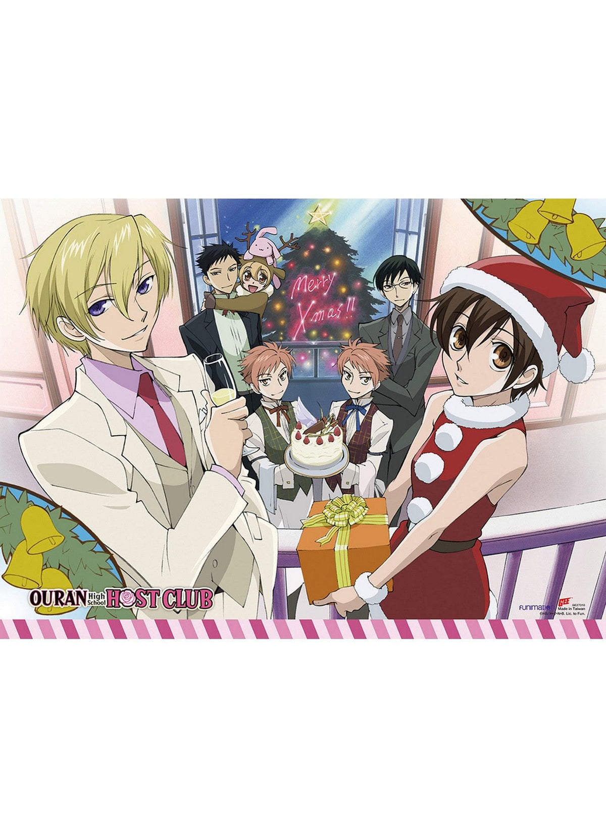 Ouran High School Host Club - Ouran Merry Christmas Wall Scroll