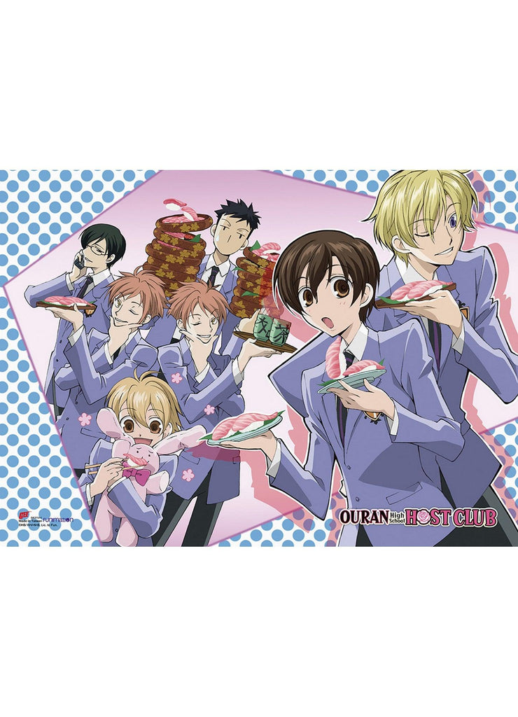 Ouran High School Host Club - Ouran Group 1 Wall Scroll