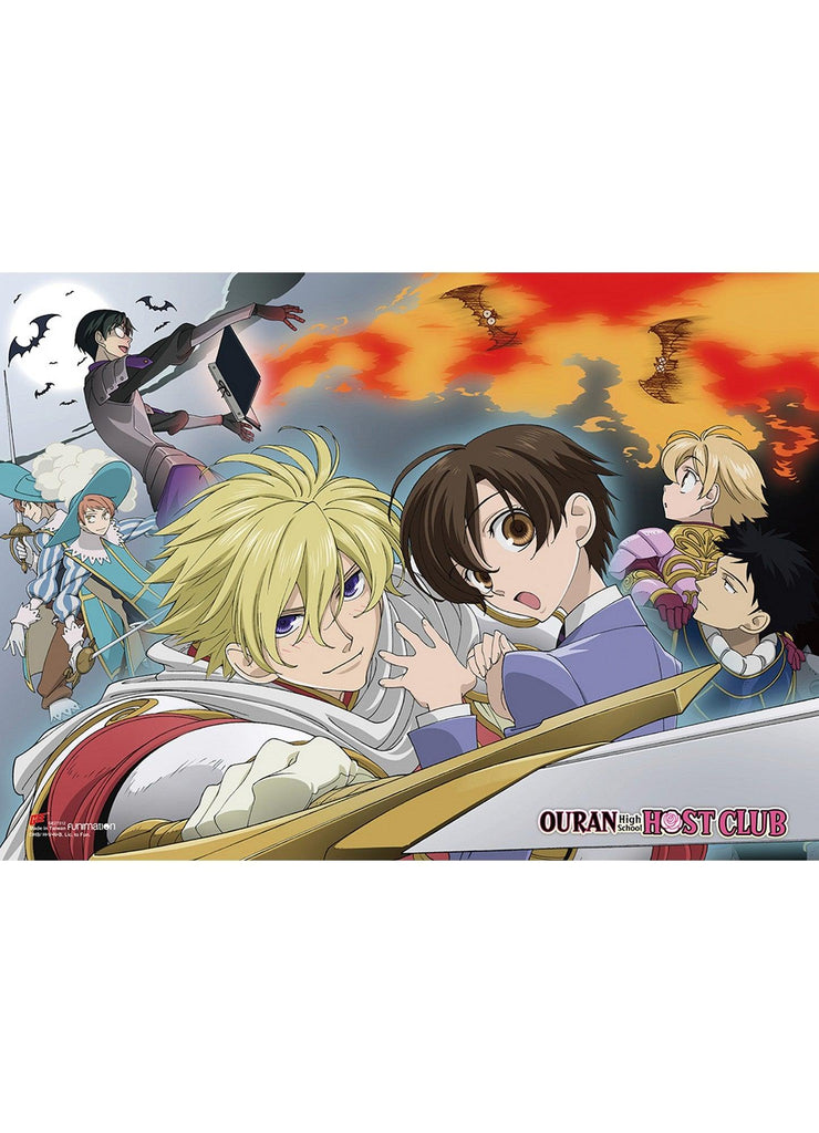 Ouran High School Host Club - Ouran Group 2 Wall Scroll