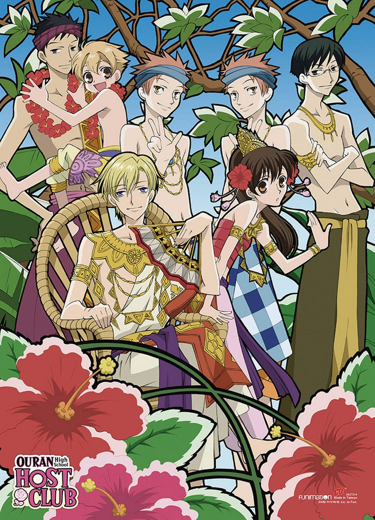 Ouran High School Host Club - Ouran Group 4 Wall Scroll