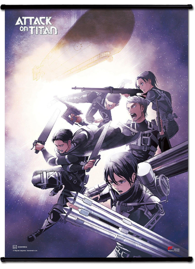 Attack On Titan Manga - Assault Wall Scroll