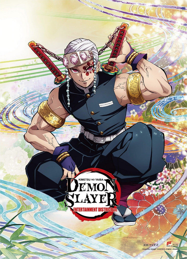 Demon Slayer TV2 - Entertainment District Arc Tengen Uzui Wallscroll