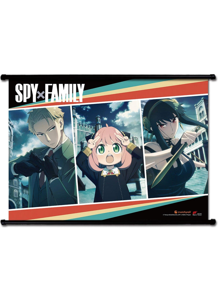 Spy X Family - Group Cool Style Wall Scroll