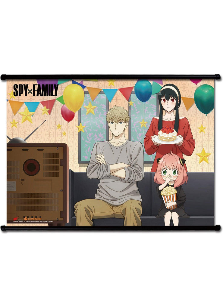 Spy X Family - Group Birthday Party Wall Scroll