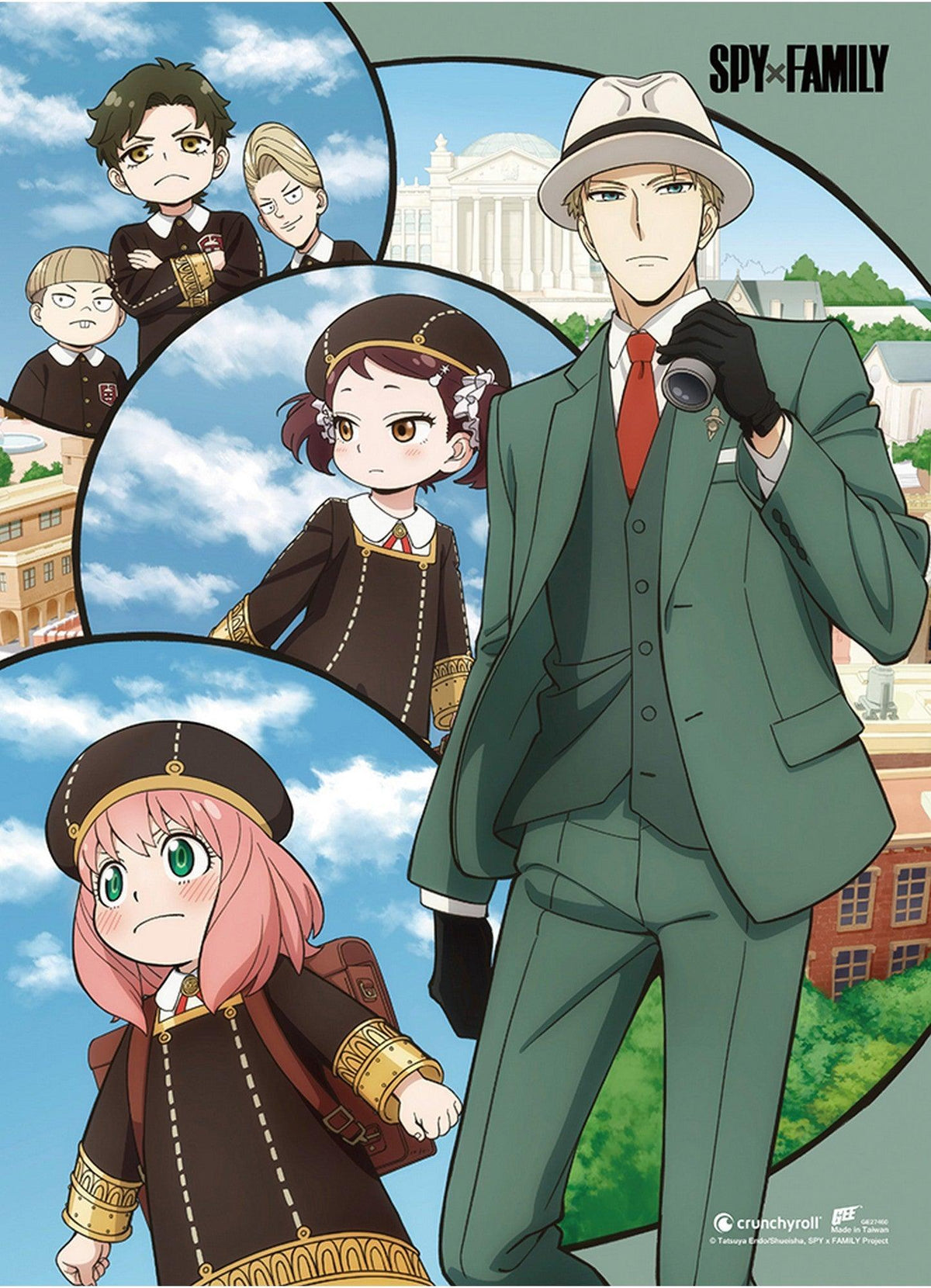 Spy X Family - Group Go To School Wall Scroll