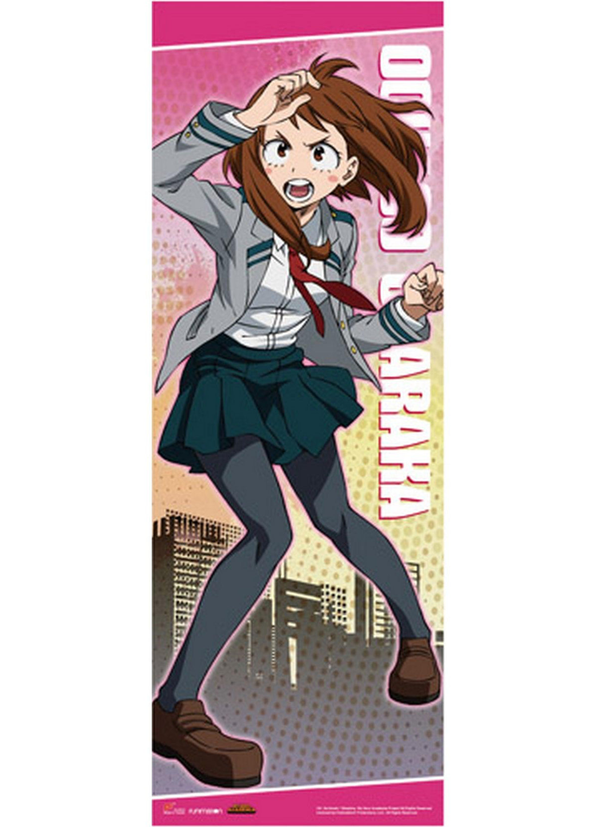 My Hero Academia - Ochaco Uraraka "Uravity" Uniform Human Size Se Wall Scroll - Great Eastern Entertainment