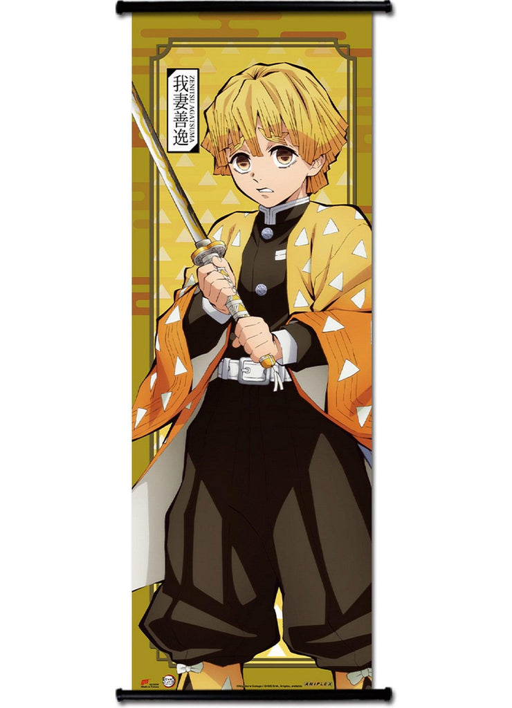 Demon Slayer - Zenitsu Agatsuma Human Size Se Wall Scroll