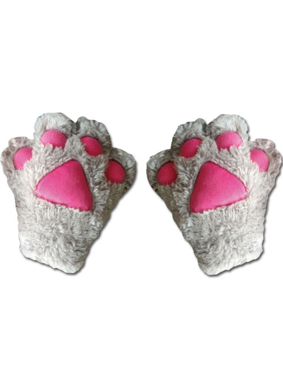 Gray Paw Plush Glove