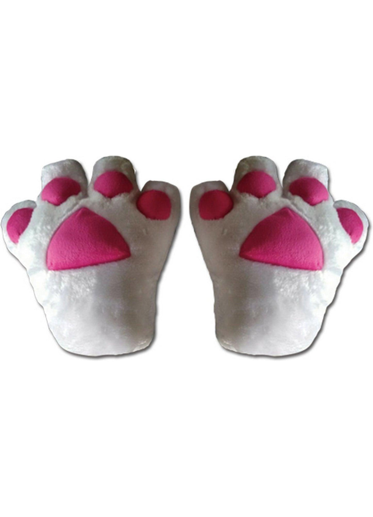 White Paw Plush Glove