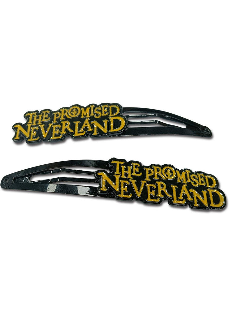 The Promised Neverland - Little Bunny & Logo Metal Snap Hair Clip Set