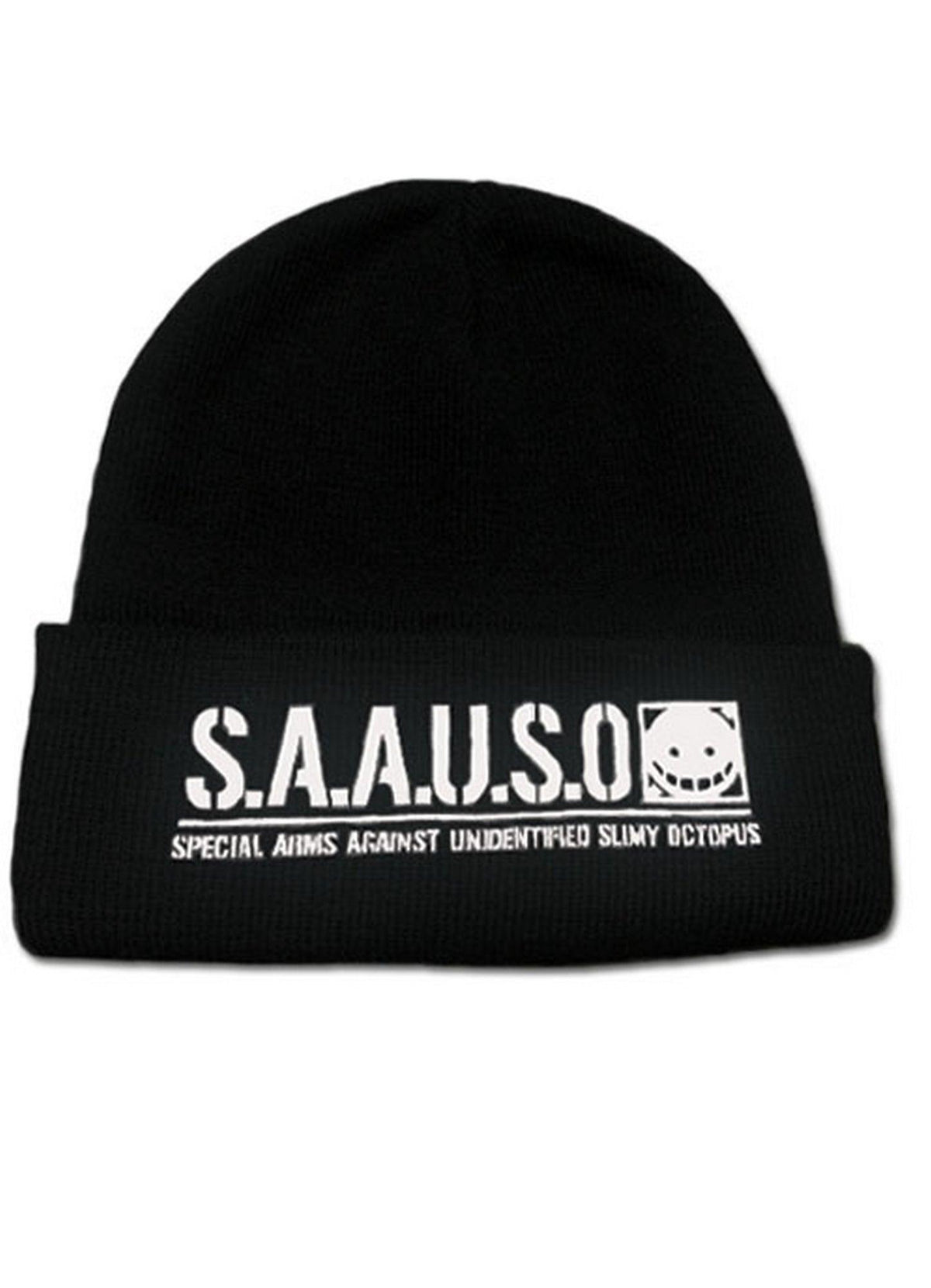 Assassination Classroom - White S.A.A.U.S.O. Logo Beanie - Great Eastern Entertainment