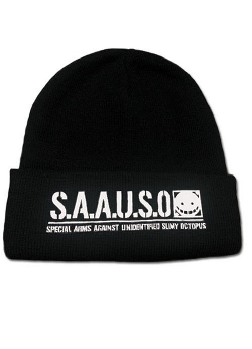 Assassination Classroom - White S.A.A.U.S.O. Logo Beanie - Great Eastern Entertainment