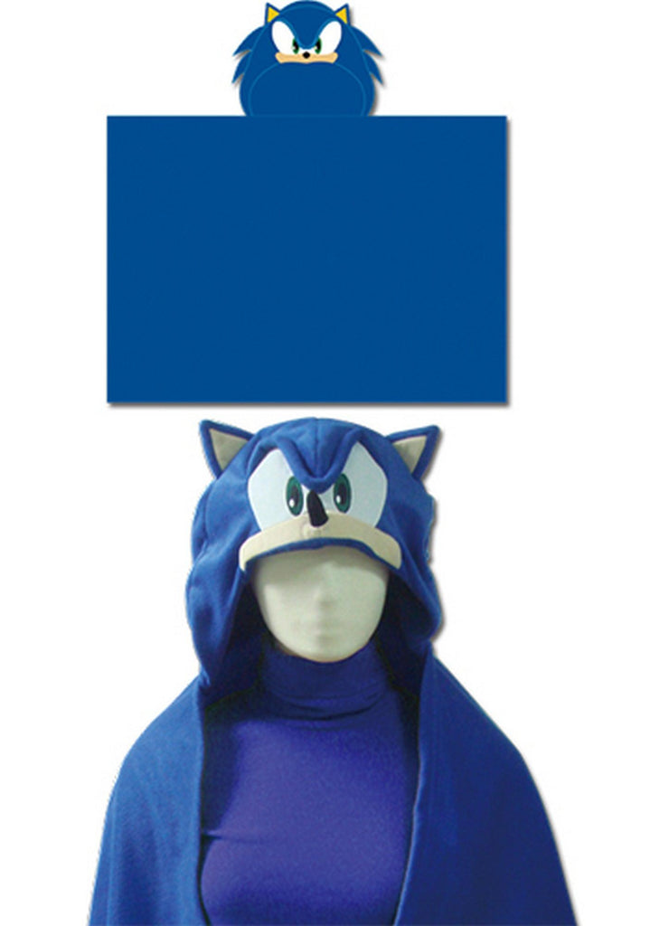 Sonic The Hedgehog- Sonic Hoodie Blanket