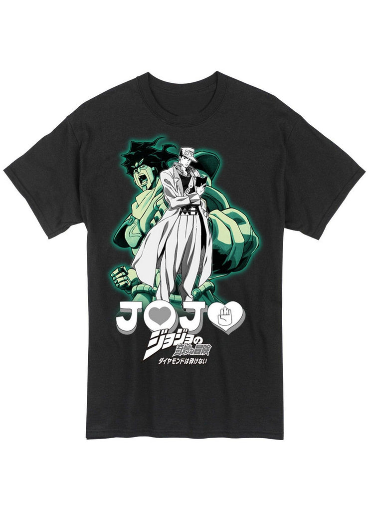 Jojo's Bizarre Adventure Diamond Is Unbreakable - Jotaro Kujo & Star Platinum Men's T-Shirt