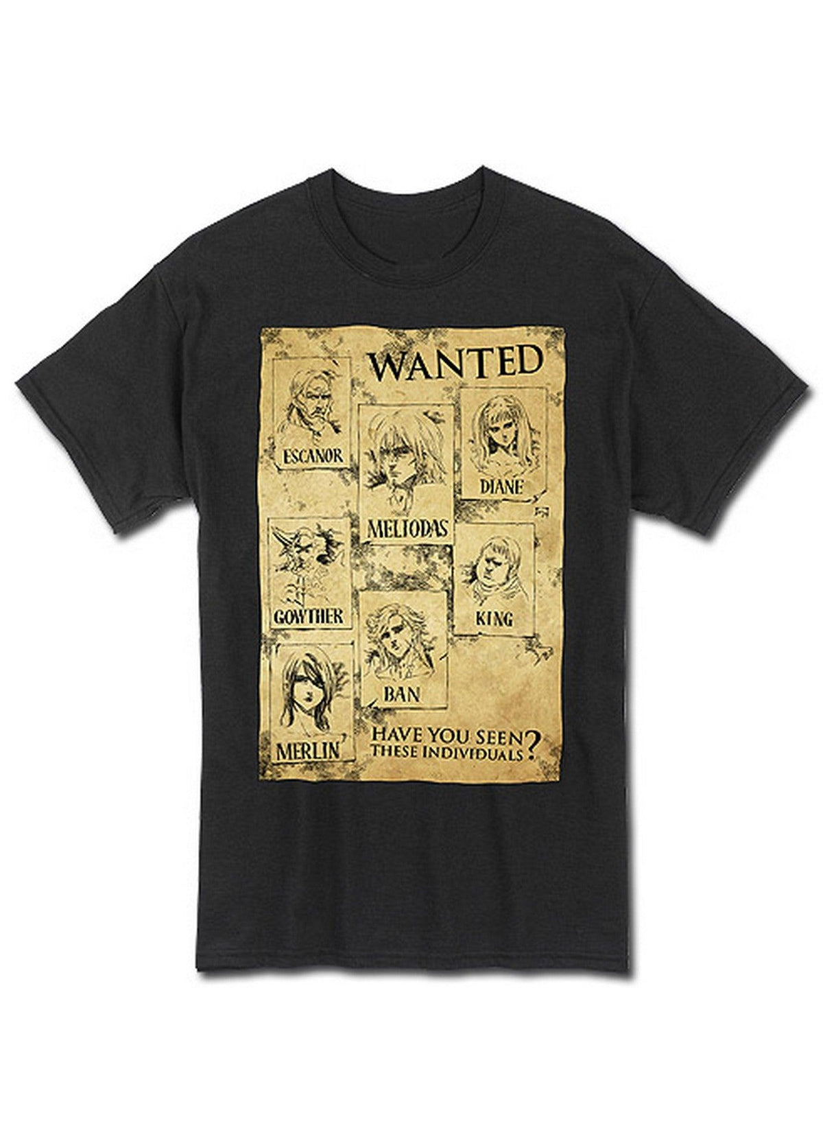 The Seven Deadly Sins - Wanted Posters T-Shirt