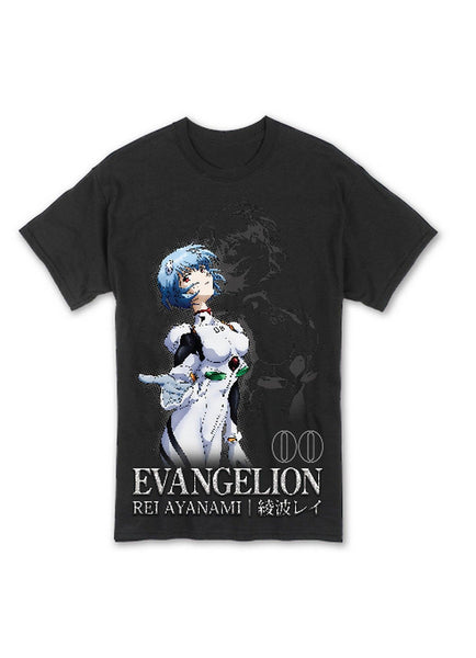 T-shirt Anime Evangelion - Imprimé Ayanami Rei - 100% Coton - Coupe Loose - Pour Fans, Cosplay, Quotidien