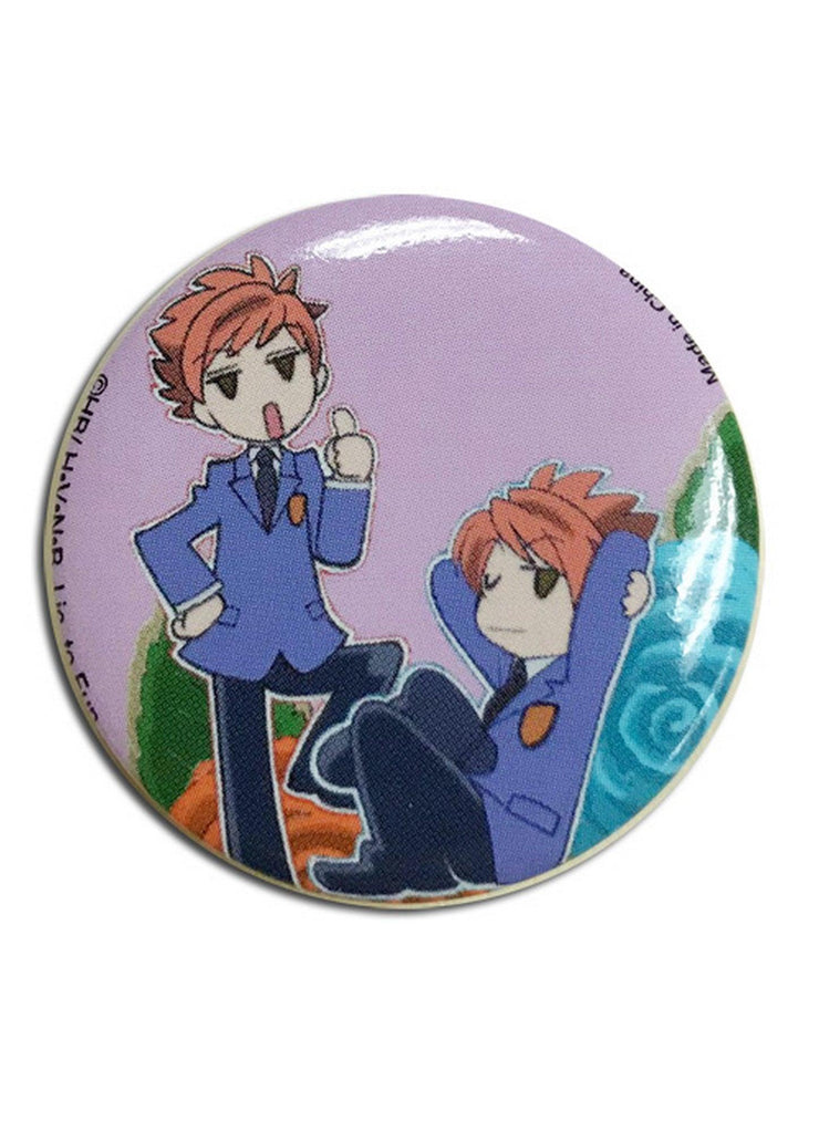 Ouran High School Host Club - SD Hitachiin Twins Button 1.25" - Great Eastern Entertainment