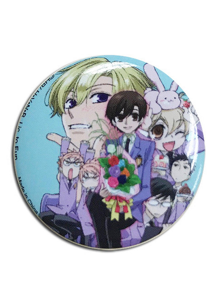 Ouran High School Host Club - Group Key Art Button 1.25" - Great Eastern Entertainment