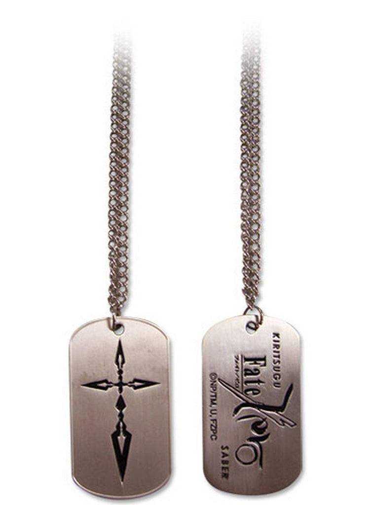 Fate/Zero - Kiritsugu Emiya & Saber Command Seal Dog Tag Necklace - Great Eastern Entertainment