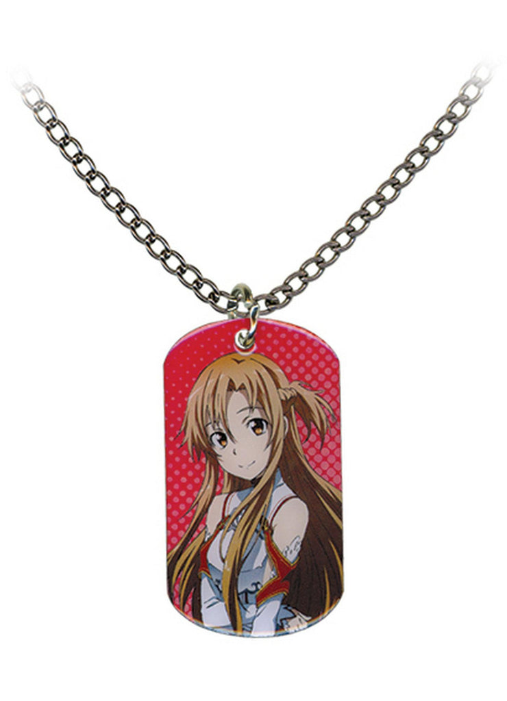 Sword Art Online Asuna Dog Tag Necklace
