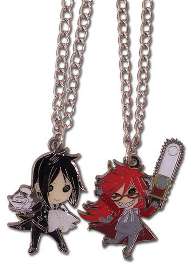 Black Butler - SD Sebastian Michaelis & Grell Sutcliff Necklace Set - Great Eastern Entertainment