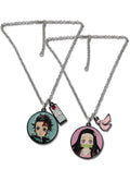 Demon Slayer - Tanjiro & Nezuko Necklace Set #01