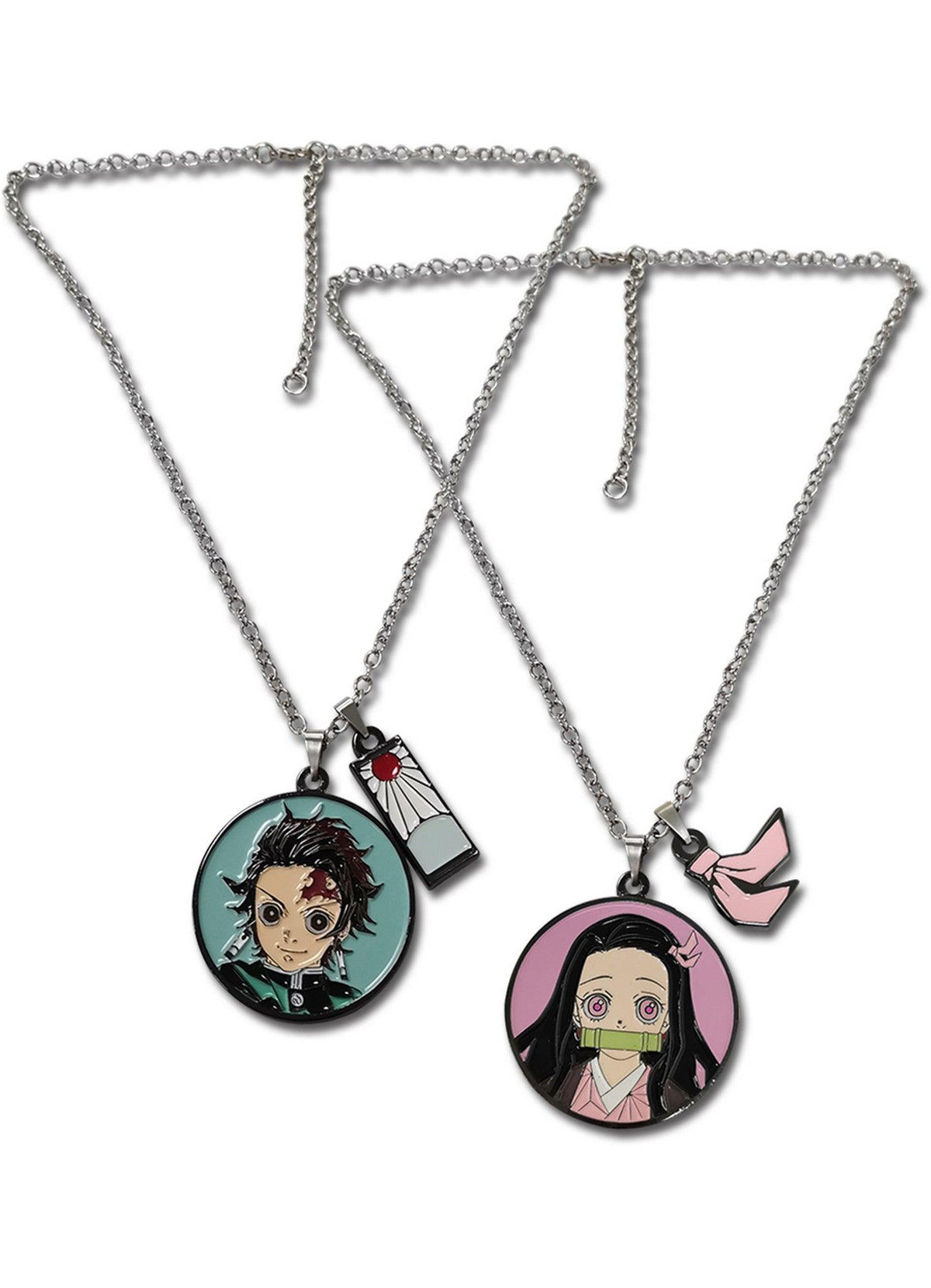 Demon Slayer - Tanjiro & Nezuko Necklace Set #01