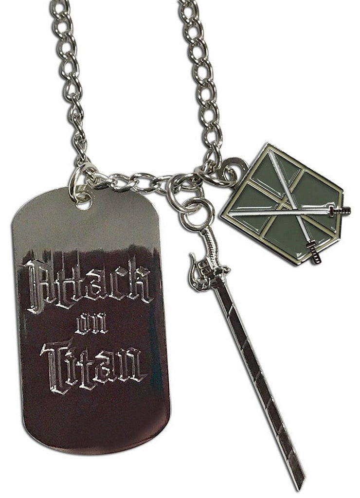 Attack On Titan - Cadet Corps Multicharm Necklace