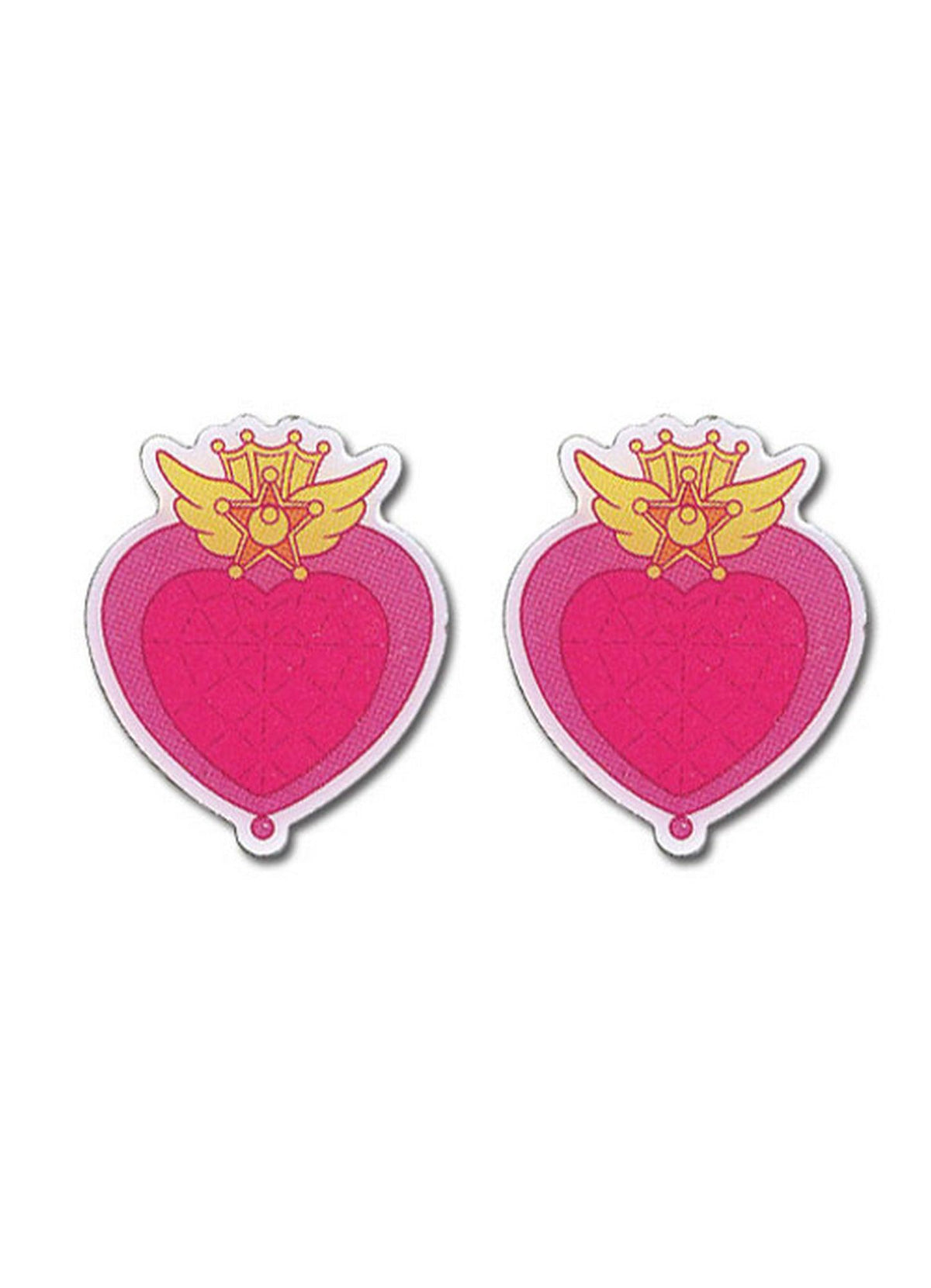 Sailor Moon Super S - Sailor Chibi Moon Compact Earrings - Great Eastern Entertainment