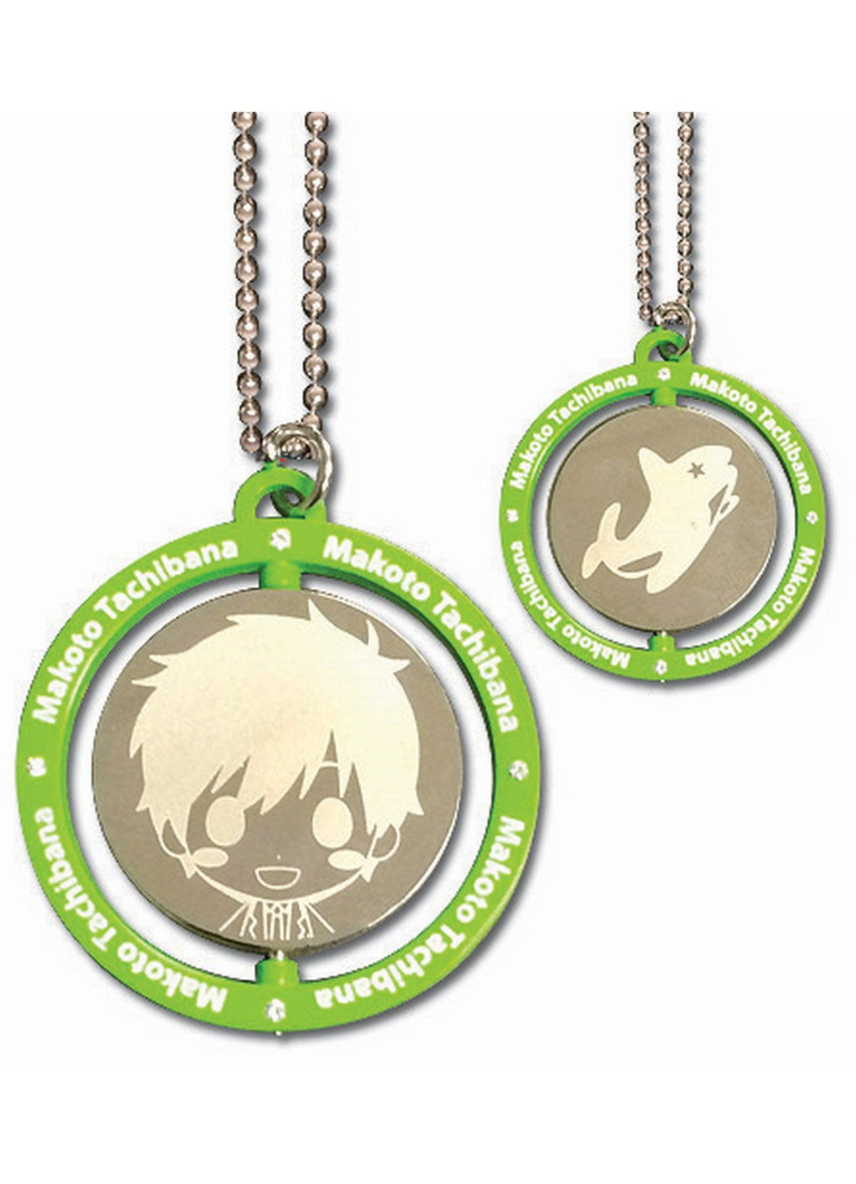 Free! - Makoto Tachibana Green Metal Necklace - Great Eastern Entertainment