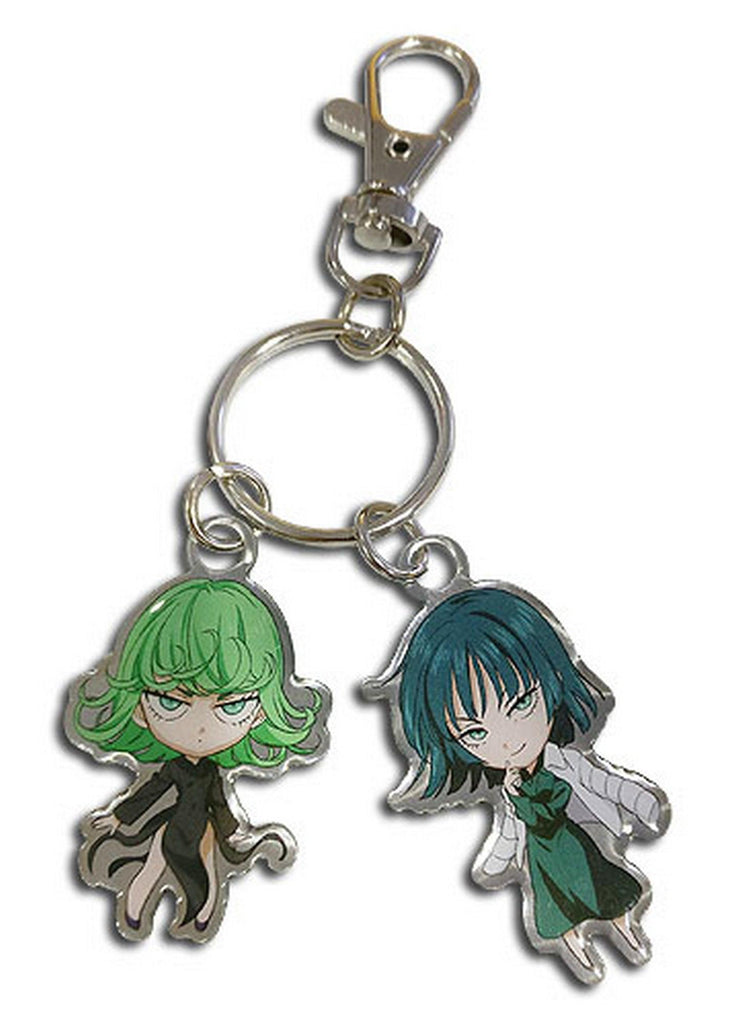 One Punch Man - SD Tornado & Blizzard Metal Keychain - Great Eastern Entertainment