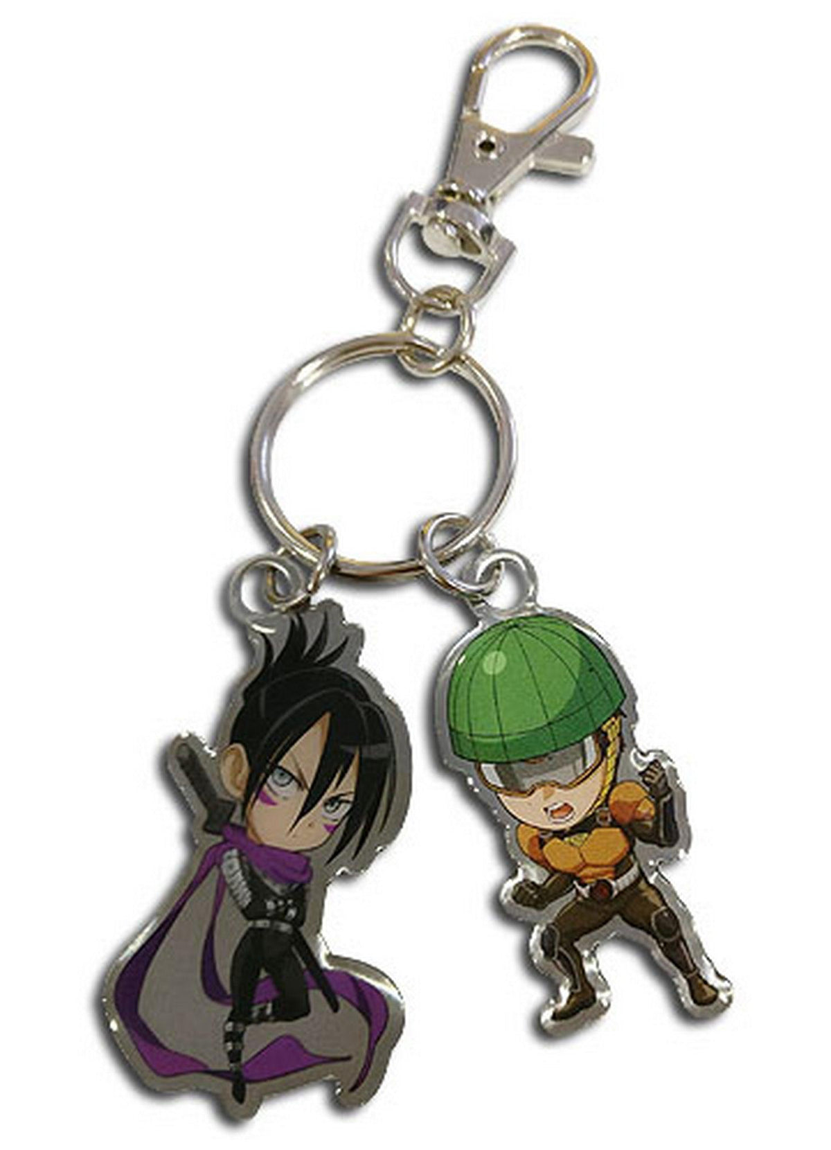 One Punch Man - SD Speed of Sound Sonic & Mumen Rider Metal Keychain - Great Eastern Entertainment