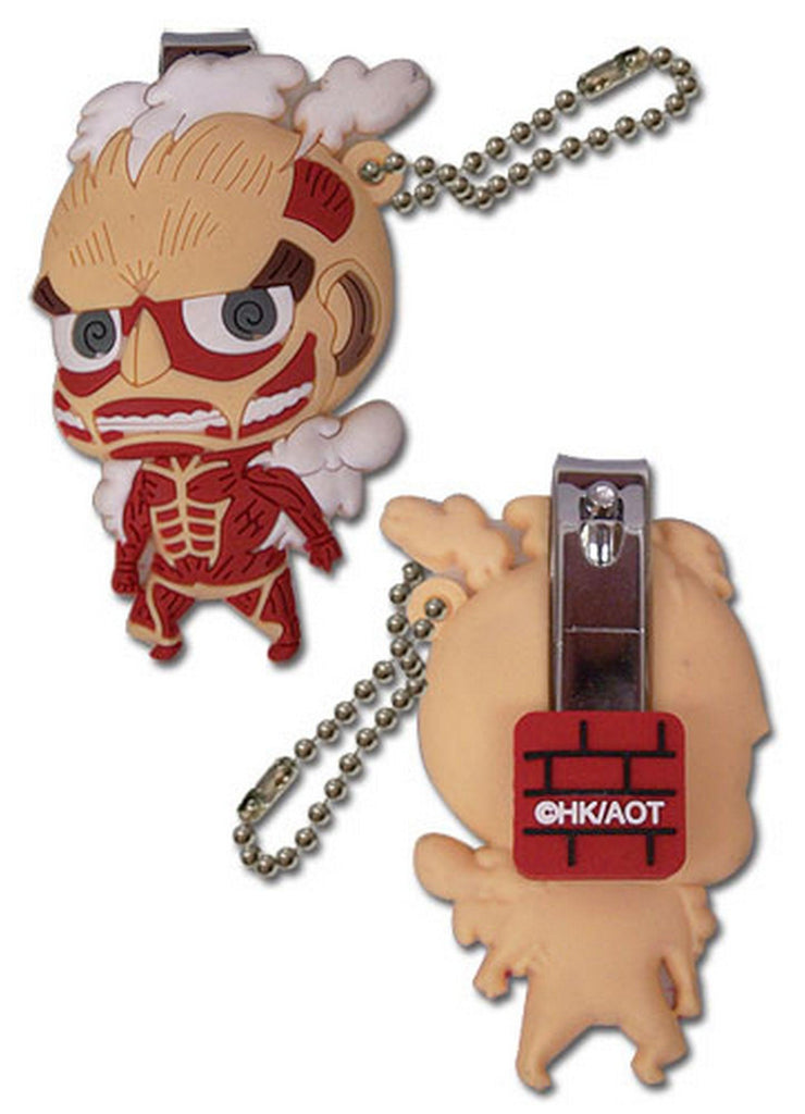 Attack on Titan - Titan SD PVC Nail Clipper Keychain - Great Eastern Entertainment