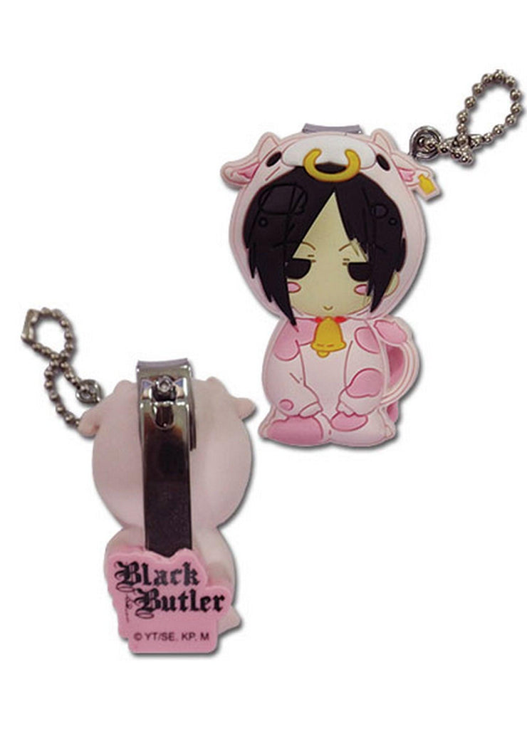 Black Butler - Sebastian Michaelis Cow SD PVC Nail Clipper Keychain - Great Eastern Entertainment