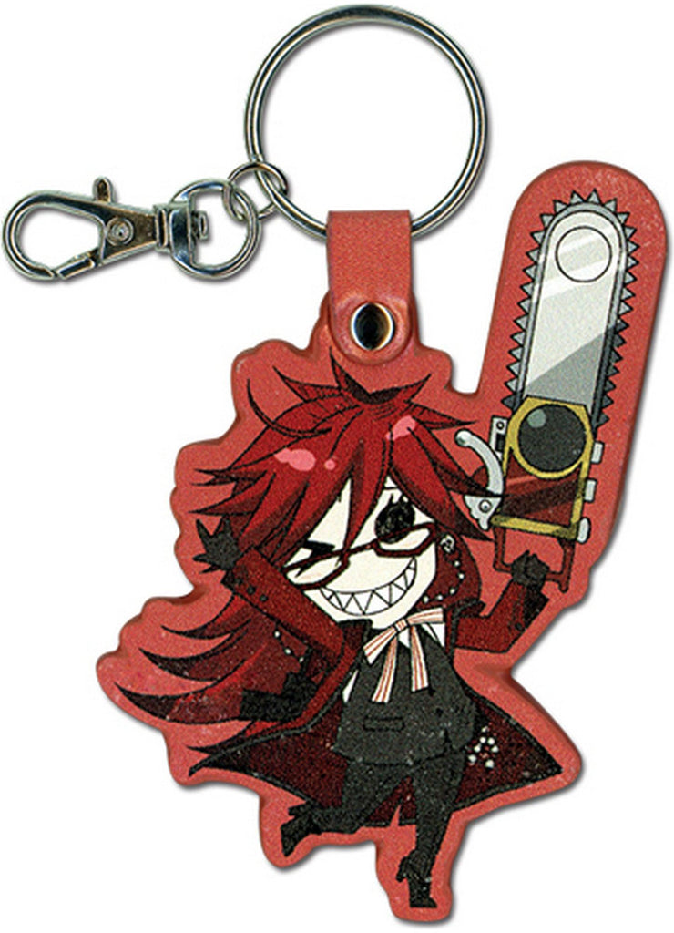 Black Butler - SD Grell Sutcliff PU Keychain - Great Eastern Entertainment